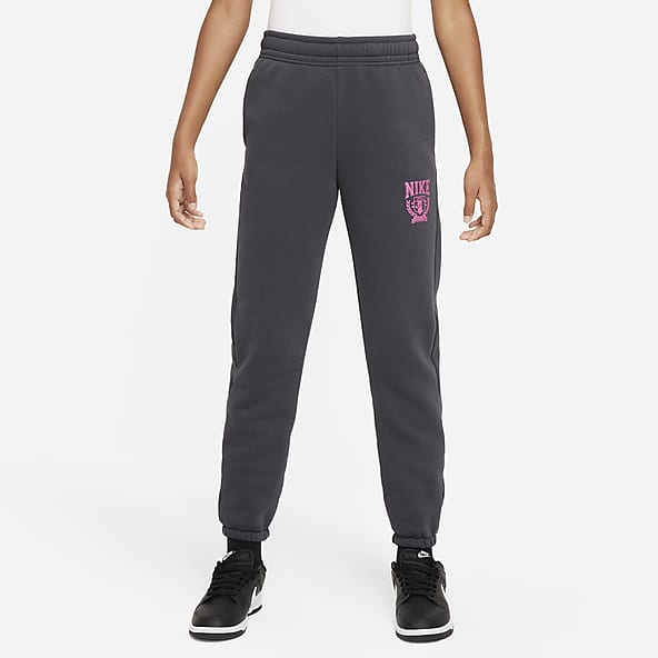 Big Kids XS XL Grey Joggers Sweatpants. Nike
